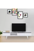 aden home senin evin senin dünyan Beyaz TV ünitesi, MDF TV ünitesi, Kapaklı TV Sehpa Ünitesi, Beyaz MDF TV Ünitesi Konsol. TVU103 - 1