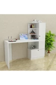 aden home senin evin senin dünyan Mira Kitaplıklı Dekoratif Çalışma Masası, Genç Odası, MDF, CM30 - 3