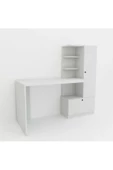 aden home senin evin senin dünyan Mira Kitaplıklı Dekoratif Çalışma Masası, Genç Odası, MDF, CM30 - 4