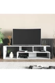 aden home senin evin senin dünyan Beyaz TV Ünitesi, MDF TV Ünitesi, Raflı TV Sehpa Ünitesi, Beyaz MDF TV Ünitesi Konsol, TVU88 - 2