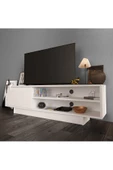 aden home senin evin senin dünyan Beyaz TV Ünitesi, MDF TV Ünitesi, Kapaklı TV Ünitesi, Beyaz MDF TV Ünitesi Konsol, TVU50 - 6