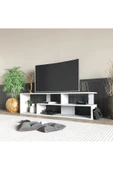 aden home senin evin senin dünyan Beyaz TV Ünitesi, MDF TV Ünitesi, Raflı TV Sehpa Ünitesi, Beyaz MDF TV Ünitesi Konsol, TVU88 - 5