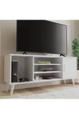 aden home senin evin senin dünyan Beyaz TV Ünitesi, MDF TV Ünitesi, Kapaklı TV Sehpa Ünitesi, Beyaz MDF TV Ünitesi Konsol, TVU91 - 6