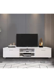 aden home senin evin senin dünyan Saul Modern TV Ünitesi, 2 Kapaklı TV Ünitesi, 150cm %100 MDF, TVU03 - 1