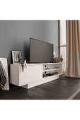 aden home senin evin senin dünyan Beyaz TV Ünitesi, MDF TV Ünitesi, Kapaklı TV Ünitesi, Beyaz MDF TV Ünitesi Konsol, TVU50 - 4