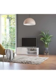 aden home senin evin senin dünyan Ciri Modern TV Ünitesi, Dolaplı TV Sehpası, Beyaz Tasarım %100 MDF, TVU16 - 4