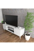 aden home senin evin senin dünyan Beyaz TV Ünitesi, MDF TV Ünitesi, Kapaklı TV Sehpa Ünitesi, Beyaz MDF TV Ünitesi Konsol, TVU89 - 7