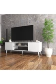 aden home senin evin senin dünyan Beyaz TV Ünitesi, MDF TV Ünitesi, Kapaklı TV Sehpa Ünitesi, Beyaz MDF TV Ünitesi Konsol, TVU89 - 5