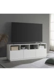 aden home senin evin senin dünyan Beyaz TV Ünitesi, MDF TV Ünitesi, Kapaklı TV Ünitesi, Beyaz MDF TV Ünitesi Konsol, TVU43 - 4