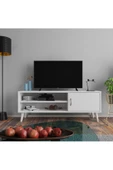 aden home senin evin senin dünyan Beyaz TV Ünitesi, MDF TV Ünitesi, Kapaklı TV Sehpa Ünitesi, Beyaz MDF TV Ünitesi Konsol, TVU68 - 8