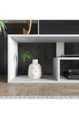 aden home senin evin senin dünyan Beyaz TV Ünitesi, MDF TV Ünitesi, Raflı TV Sehpa Ünitesi, Beyaz MDF TV Ünitesi Konsol, TVU88 - 4