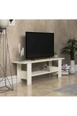 aden home senin evin senin dünyan Beyaz  , MDF TV Ünitesi, Raflı TV Sehpa Ünitesi, Beyaz MDF TV Ünitesi Konsol, TVU62 - 4