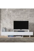 aden home senin evin senin dünyan Beyaz TV Ünitesi, MDF TV Ünitesi, Kapaklı TV Sehpa Ünitesi, Beyaz MDF TV Ünitesi Konsol, TVU72 - 3