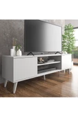 aden home senin evin senin dünyan Beyaz TV Ünitesi, MDF TV Ünitesi, Kapaklı TV Sehpa Ünitesi, Beyaz MDF TV Ünitesi Konsol, TVU89 - 6