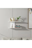 aden home senin evin senin dünyan Dekoratif Duvar Rafı, Ahşap Duvar Rafı Kitaplık, Banyo Mutfak Duvar Rafı, Çocuk Odası Duvar Rafı - 3