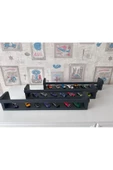 aden home senin evin senin dünyan Ahşap Duvar Rafı , Dekoratif Montessori Raf, Mutfak Rafı, Baharatlık, Kupa Rafı, 3'lü Set, ACKTP10x - 5