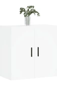 aden home senin evin senin dünyan Banyo Dolabı, Kapaklı Mini Banyo Dolabı, %100 Beyaz MDF, Mutfak Dolabı, Çok Amaçlı Mini Dolap - 7