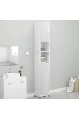 aden home senin evin senin dünyan Beyaz Banyo Dolabı, Banyo Düzenleyici, Mutfak Erzak Kiler Dolabı, Çok Amaçlı Dolap, Banyo Lavabo - 2