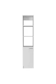aden home senin evin senin dünyan Beyaz Banyo Dolabı, Çamaşır Makinesi Boy Dolabı, Çok Amaçlı Dolap, Banyo Organizer, Banyo Rafı - 3