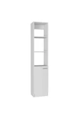 aden home senin evin senin dünyan Beyaz Banyo Dolabı, Çamaşır Makinesi Boy Dolabı, Çok Amaçlı Dolap, Banyo Organizer, Banyo Rafı - 4