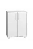 aden home senin evin senin dünyan Kapaklı Banyo Dolabı, Banyo Lavabo Dolabı, Beyaz Mini Çok Amaçlı Dolap, %100 Beyaz MDF Banyo Dolabı - 3