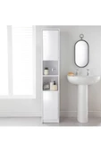 aden home senin evin senin dünyan Beyaz Çok Amaçlı Dolap, Banyo Dolabı, Banyo Düzenleyici, Mutfak Kiler Erzak Dolabı, Lavabo Dolabı - 3