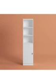 aden home senin evin senin dünyan Beyaz Çok Amaçlı Dolap, %100 Mdf, Mutfak Dolabı, Kiler Erzak Dolabı, Mdlp25 - 7