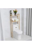 aden home senin evin senin dünyan Ahşap Klozet Wc Üstü Raf, Çok Amaçlı Raf, Banyo Dolabı, Banyo Düzenleyici, Havluluk, Banyo Rafı - 1