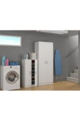 aden home senin evin senin dünyan Beyaz Çok Amaçlı Dolap, Mdf Dolap, Kiler Dolabı, Mutfak Dolabı, Banyo Dolabı, Mcad01 - 1