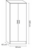 aden home senin evin senin dünyan Beyaz Kapaklı Dolap, Çok Amaçlı Dolap, Mutfak Dolabı, Banyo Dolabı, Kiler Erzak Dolabı, Ayakkabılık - 5
