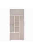 aden home senin evin senin dünyan Kapaklı Beyaz Banyo Dolabı, Çok Amaçlı Dolap, Çamaşır Makinesi Boy Dolabı, Banyo Lavabo Dolabı - 4