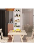 aden home senin evin senin dünyan Beyaz Çok Amaçlı Dolap, %100 Mdf, Mutfak Dolabı, Kiler Erzak Dolabı, Mdlp25 - 8