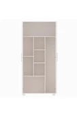 aden home senin evin senin dünyan MDF Beyaz Banyo Dolabı, Kapaklı Banyo Dolabı, Çok Amaçlı Dolap, Çamaşır Makinesi Boy Dolabı - 4