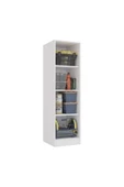 aden home senin evin senin dünyan Çok Amaçlı Dolap, Mutfak Dolabı, Banyo Dolabı, Kiler Erzak Dolabı, Beyaz MDF, MDLP26 - 5