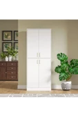 aden home senin evin senin dünyan Beyaz Kapaklı Dolap, Çok Amaçlı Dolap, Mutfak Dolabı, Banyo Dolabı, Kiler Erzak Dolabı, Kitaplık - 1
