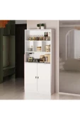 aden home senin evin senin dünyan Beyaz Çok Amaçlı Dolap, %100 Mdf Dolap, Hazır Mutfak Dolabı, Kiler Erzak Dolabı, Mdlp39 - 4