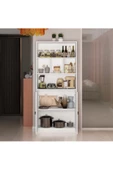 aden home senin evin senin dünyan Beyaz Çok Amaçlı Dolap, %100 Mdf Dolap, Hazır Mutfak Dolabı, Kiler Erzak Dolabı, Mdlp39 - 2