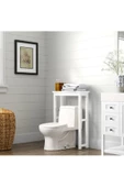aden home senin evin senin dünyan Klozet Üstü Düzenleyici Raf, Banyo Düzenleyici Raf, Düzenleyici Raf, Banyo Dolabı %100 Mdf, Mbny01 - 1