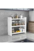 aden home senin evin senin dünyan Baharatlık Standı, Baharatlık Seti, Ahşap Baharatlık Standı, Mutfak Rafı, Tezgah üstü raf, %100 MDF - 2