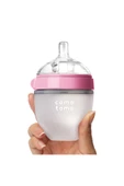 Comotomo Antikolik Silikon Biberon 150ml Pembe - Yavaş Akışlı (0-3 AY) Yenidoğan - 7