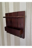 aden home senin evin senin dünyan Ahşap Anahtar Askısı, Duvara Monte Anahtarlık, Dekoratif Anahtar Askısı, Duvar Dekorasyon Raf - 5