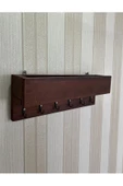 aden home senin evin senin dünyan Ahşap Anahtar Askısı, Duvara Monte Anahtarlık, Dekoratif Anahtar Askısı, Duvar Dekorasyon Raf - 6