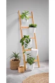 aden home senin evin senin dünyan Dekoratif Merdiven Askılık, Havluluk, 150x30cm - 1