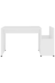 aden home senin evin senin dünyan Orta Sehpa, Beyaz Orta Sehpa, MDF Salon Orta Sehpa, Ahşap Sehpa, 90x45 cm, MOSH01 - 5