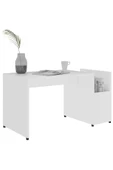 aden home senin evin senin dünyan Orta Sehpa, Beyaz Orta Sehpa, MDF Salon Orta Sehpa, Ahşap Sehpa, 90x45 cm, MOSH01 - 4