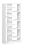 aden home senin evin senin dünyan Dekoratif Kitaplık Raf, Bölmeli Kitaplık, Çok Amaçlı Raf, %100 MDF, Mutfak Banyo Rafı - 2