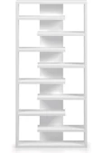 aden home senin evin senin dünyan Dekoratif Kitaplık Raf, Bölmeli Kitaplık, Çok Amaçlı Raf, %100 MDF, Mutfak Banyo Rafı - 6