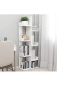 aden home senin evin senin dünyan Dekoratif Kitaplık Raf, Bölmeli Kitaplık, Çok Amaçlı Raf, %100 MDF, Mutfak Banyo Rafı, Saksılık - 1