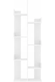aden home senin evin senin dünyan Dekoratif Kitaplık Raf, Bölmeli Kitaplık, Çok Amaçlı Raf, %100 MDF, Mutfak Banyo Rafı, Saksılık - 3