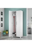 aden home senin evin senin dünyan Beyaz Banyo Dolabı, Banyo Organizer, Çamaşır Makinesi Boy Dolabı, Banyo Rafı, Çok Amaçlı Dolap - 1